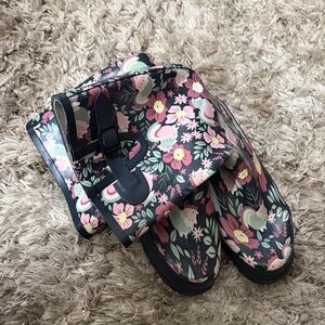 Floral Rain Boots